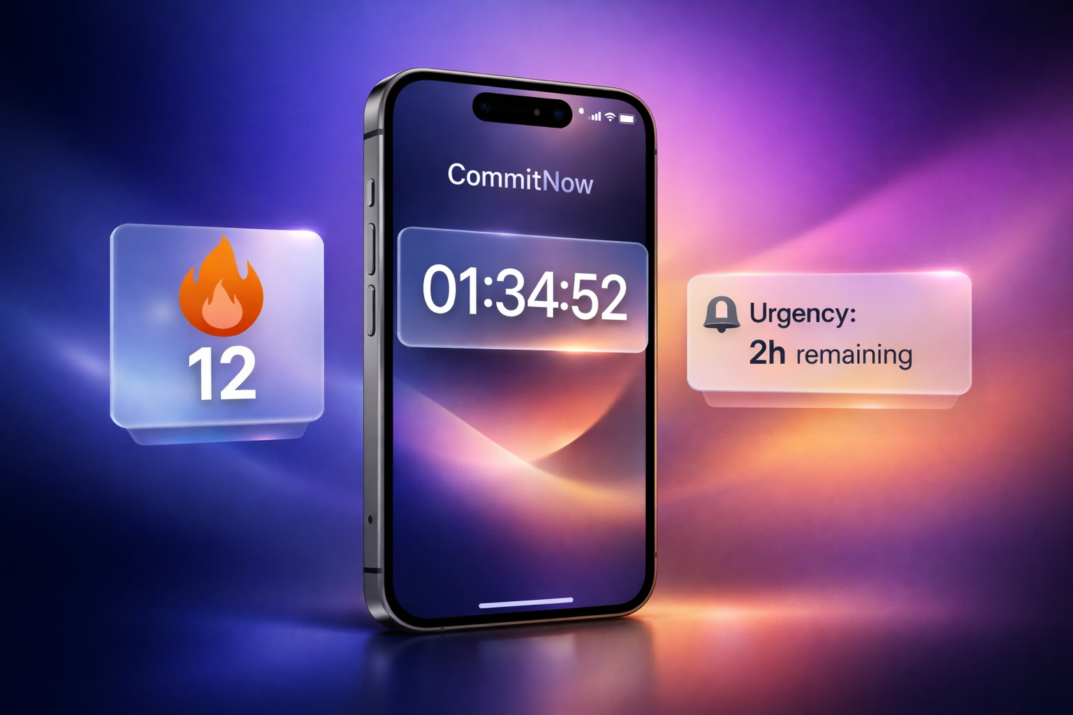 CommitNow App Screenshot